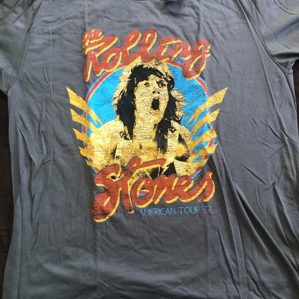 Nastygal rolling stones dress tee